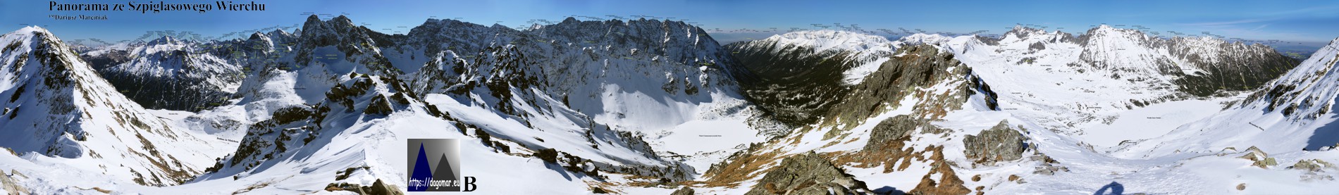 panorama ze Szpiglasowego Wierchu